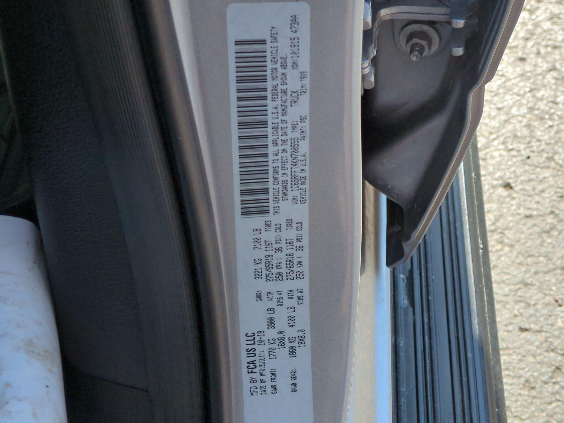 2019 RAM 1500 Big Horn/Lone Star