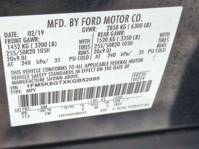 2019 Ford Explorer Sport