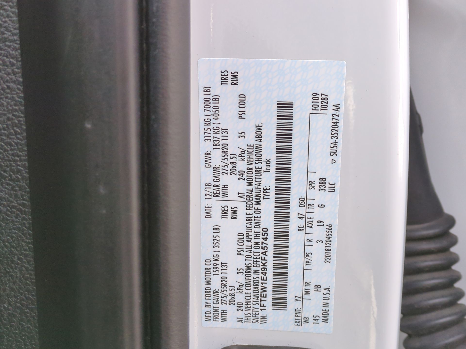 2019 Ford F-150 LARIAT