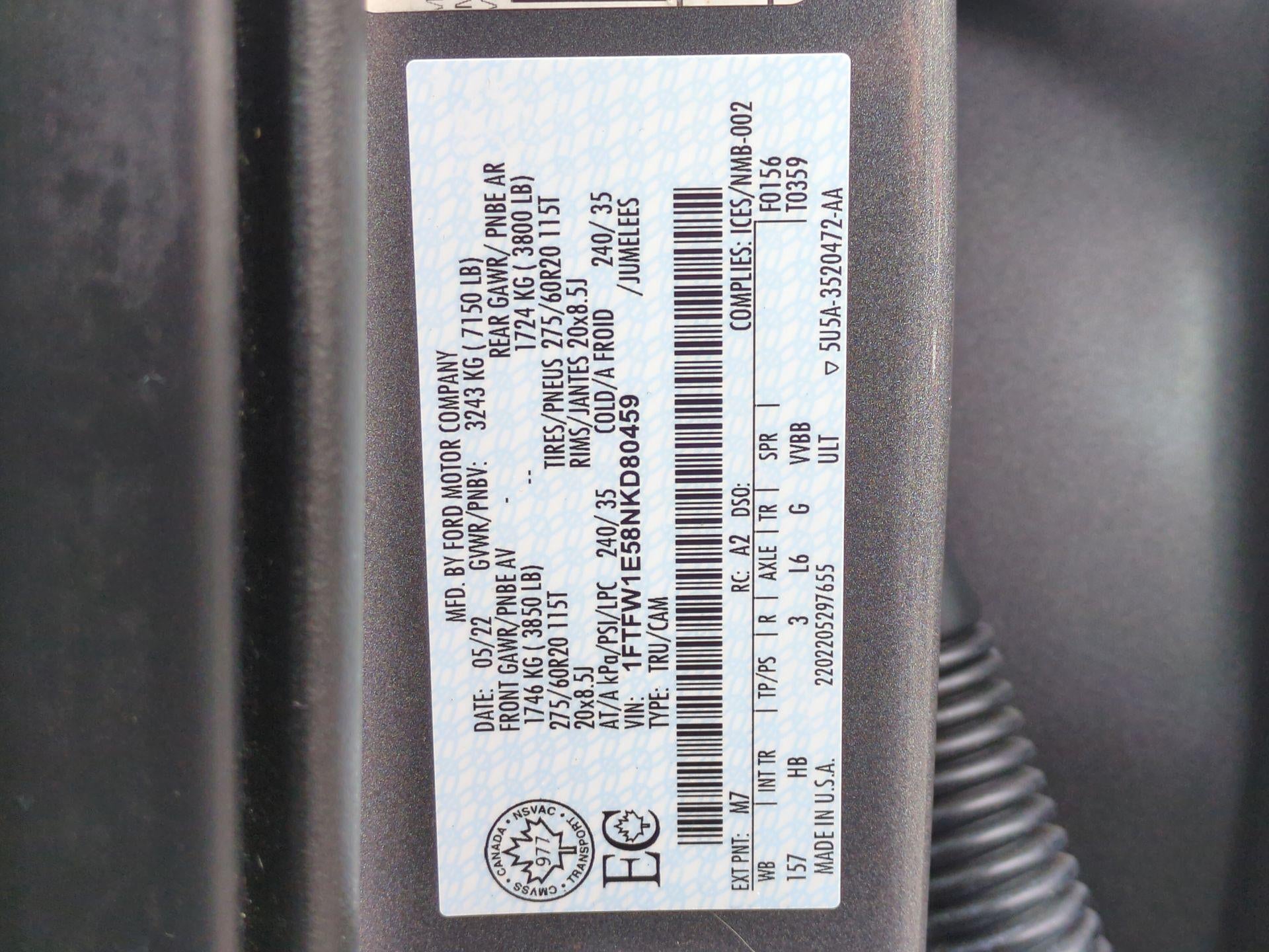 2022 Ford F-150 LARIAT