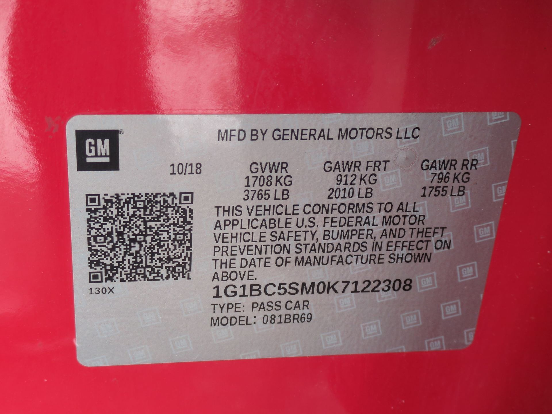 2019 Chevrolet Cruze LS