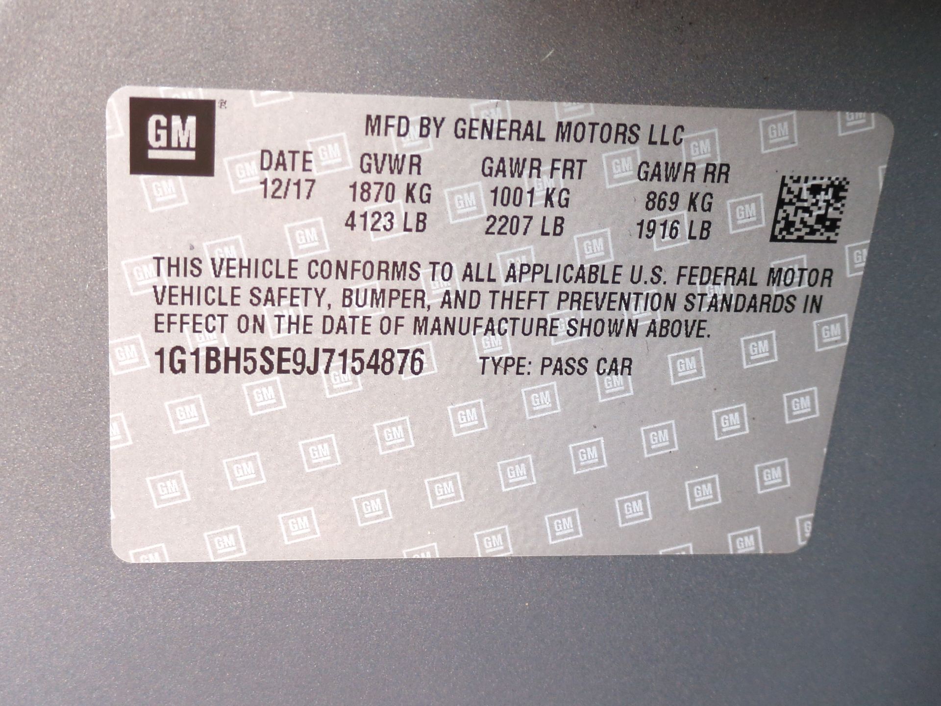 2018 Chevrolet Cruze LT