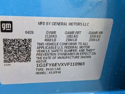 2027 Chevrolet Bolt FWD 4dr LT