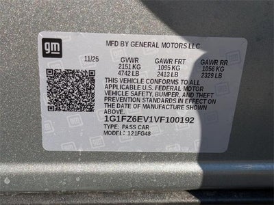 2027 Chevrolet Bolt FWD 4dr RS