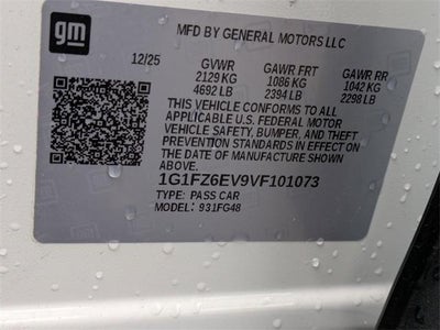 2027 Chevrolet Bolt FWD 4dr RS