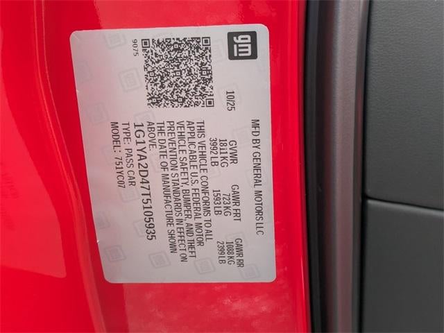 2026 Chevrolet Corvette Stingray Stingray Coupe 1LT