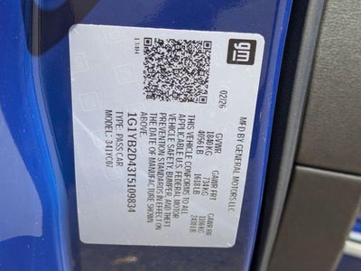 2026 Chevrolet Corvette Stingray Stingray Coupe 2LT