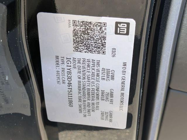 2026 Chevrolet Corvette Stingray Stingray Convertible 2LT