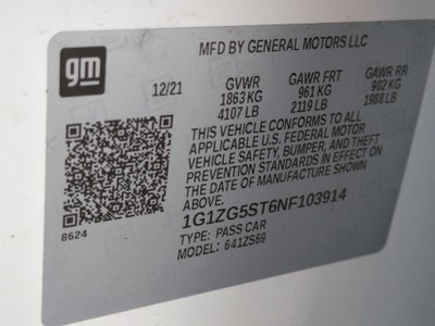 2022 Chevrolet Malibu RS