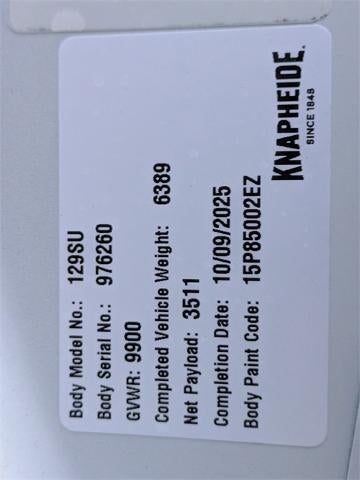 2025 Chevrolet Express Cutaway 3500 3500 Van 139"