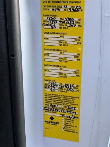 2025 Chevrolet Express Cutaway 3500 3500 Van 139"