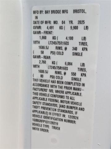 2025 Chevrolet Express Cutaway 3500 3500 Van 139"