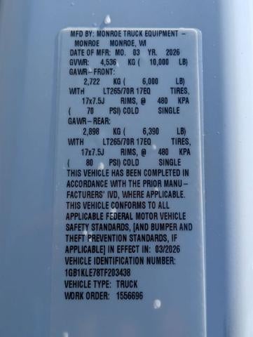 2026 Chevrolet Silverado 2500 HD Crew Cab Long Box 4-Wheel Drive Work Truck