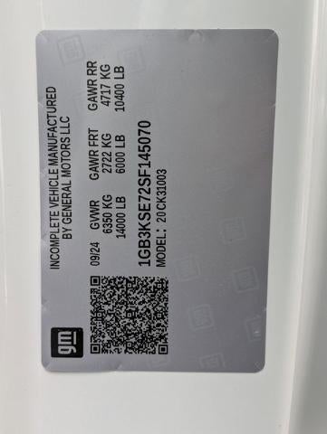 2025 Chevrolet Silverado 3500 HD Chassis Cab 4WD Reg Cab 146" WB, 60" CA Work Truck