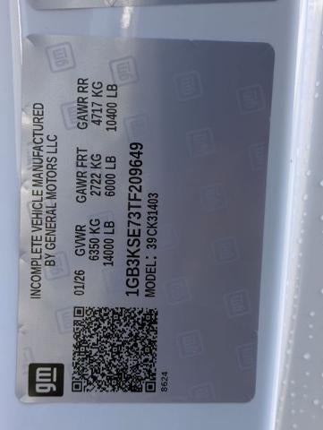 2026 Chevrolet Silverado 3500 HD Chassis Cab 4WD Reg Cab 171" WB, 84.5" CA Work Truck