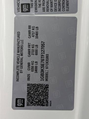 2026 Chevrolet Silverado 3500 HD Chassis Cab 4WD Reg Cab 146" WB, 60" CA Work Truck