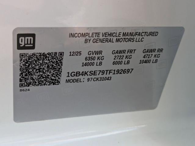2026 Chevrolet Silverado 3500 HD Chassis Cab 4WD Crew Cab 177" WB, 60" CA Work Truck