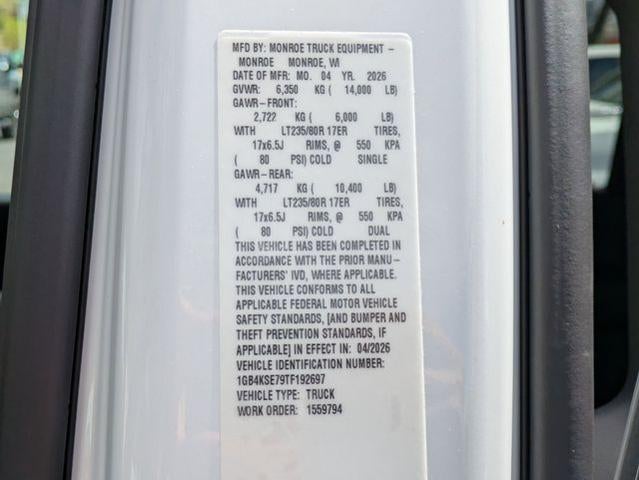 2026 Chevrolet Silverado 3500 HD Chassis Cab 4WD Crew Cab 177" WB, 60" CA Work Truck