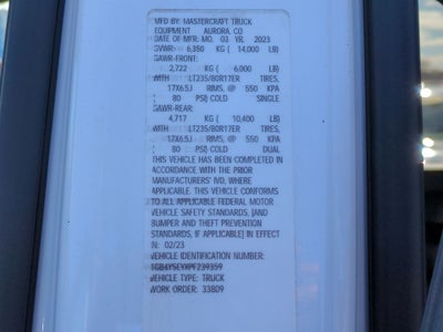 2023 Chevrolet Silverado 3500 HD Chassis Cab Work Truck