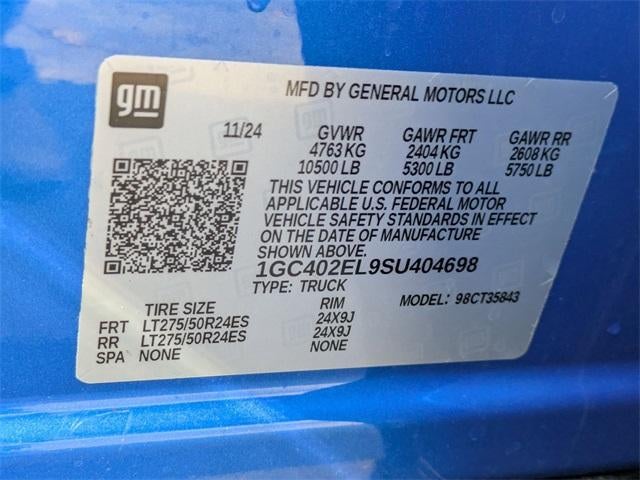 2025 Chevrolet Silverado EV e4WD Crew Cab Max Range RST