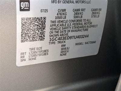 2026 Chevrolet Silverado EV e4WD Crew Cab Extended Range Trail Boss