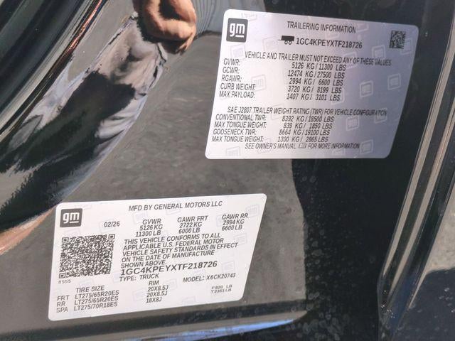 2026 Chevrolet Silverado 2500 HD Crew Cab Standard Box 4-Wheel Drive LTZ