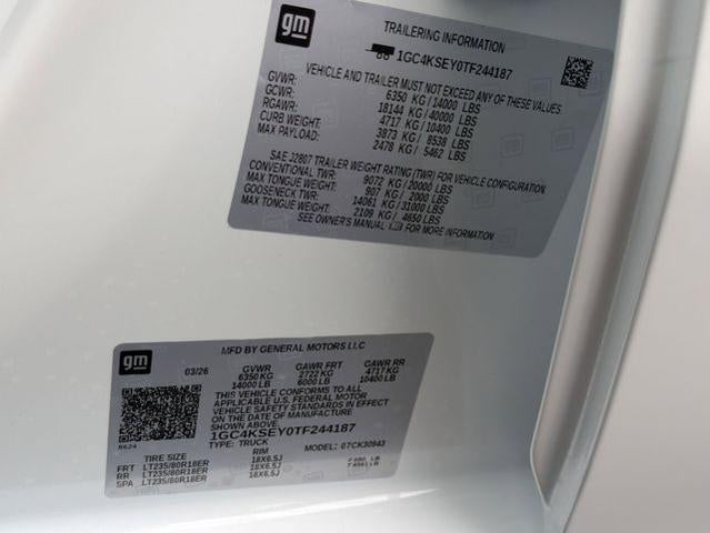 2026 Chevrolet Silverado 3500 HD Crew Cab Long Box 4-Wheel Drive Work Truck