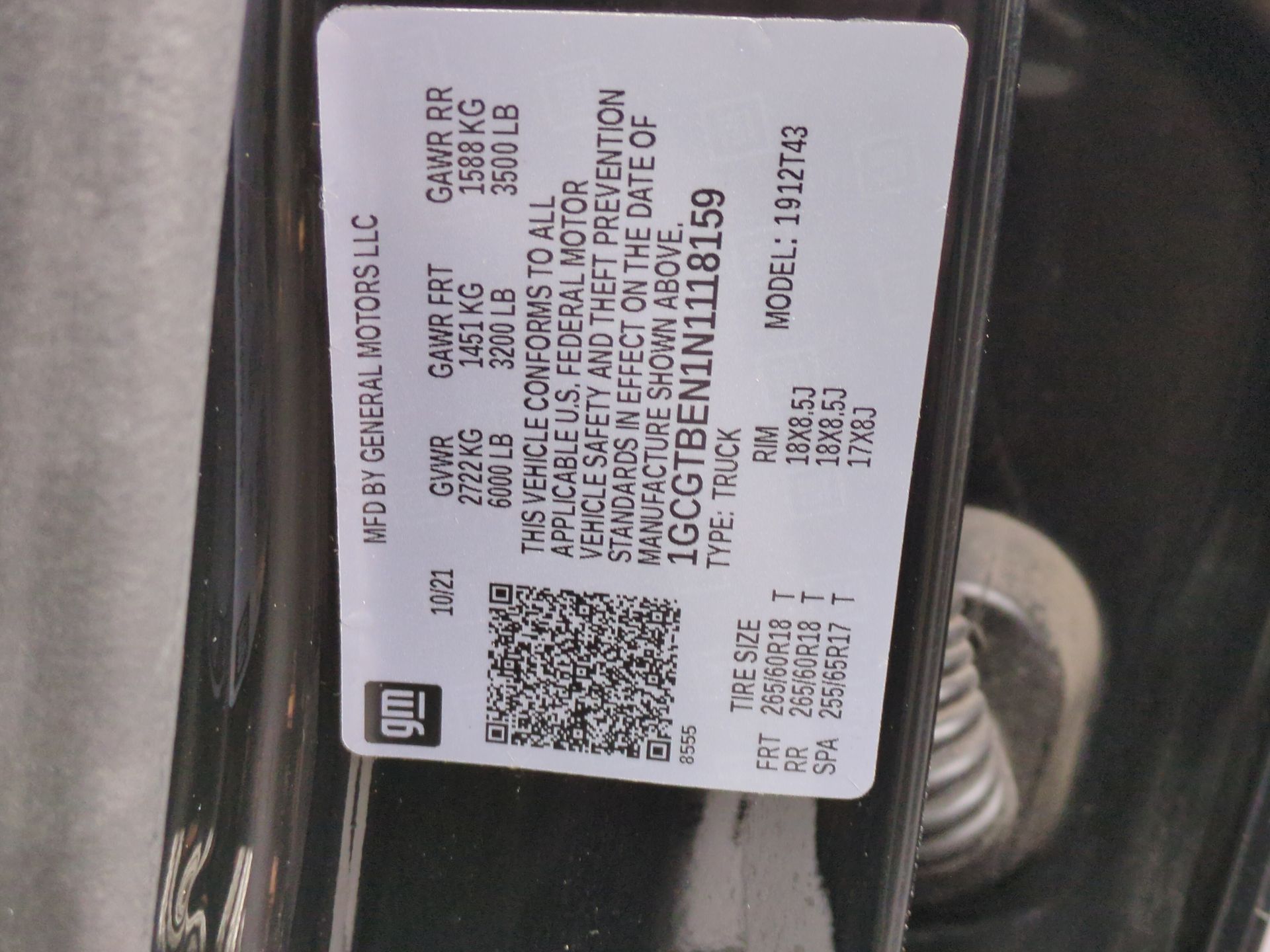 2022 Chevrolet Colorado WT Custom Special Edition