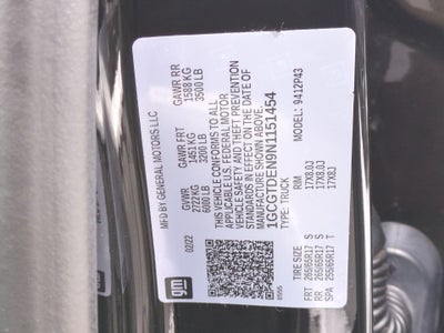 2022 Chevrolet Colorado Z71 Z71 Midnight Edition