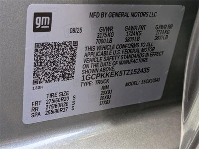 2026 Chevrolet Silverado 1500 Crew Cab Short Box 4-Wheel Drive LT 2FL