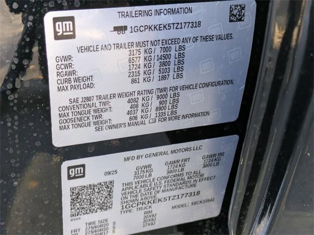 2026 Chevrolet Silverado 1500 Crew Cab Short Box 4-Wheel Drive LT 2FL