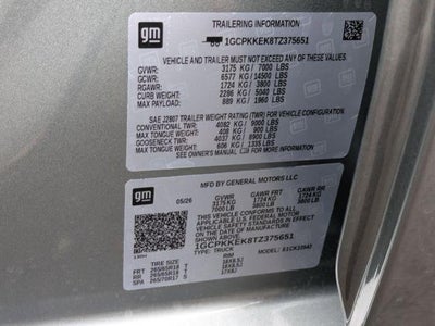 2026 Chevrolet Silverado 1500 Crew Cab Short Box 4-Wheel Drive LT 2FL