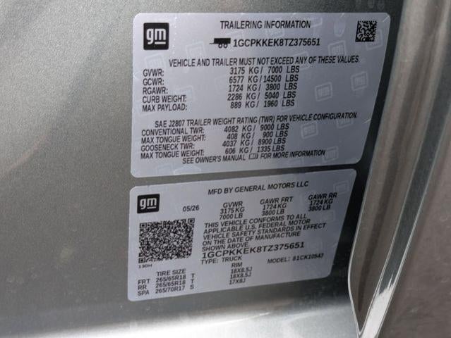 2026 Chevrolet Silverado 1500 Crew Cab Short Box 4-Wheel Drive LT 2FL