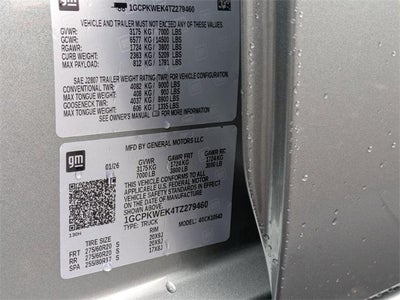 2026 Chevrolet Silverado 1500 Crew Cab Short Box 4-Wheel Drive RST