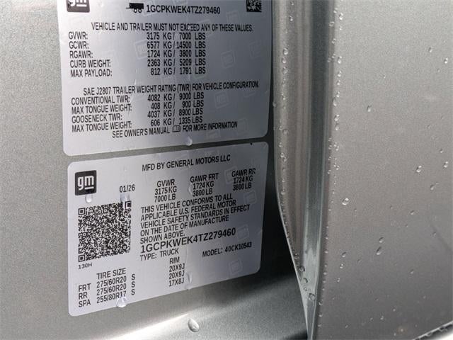 2026 Chevrolet Silverado 1500 Crew Cab Short Box 4-Wheel Drive RST