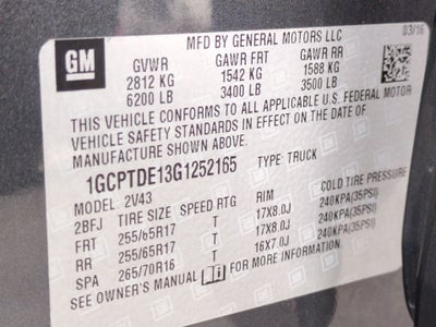 2016 Chevrolet Colorado 4WD Z71