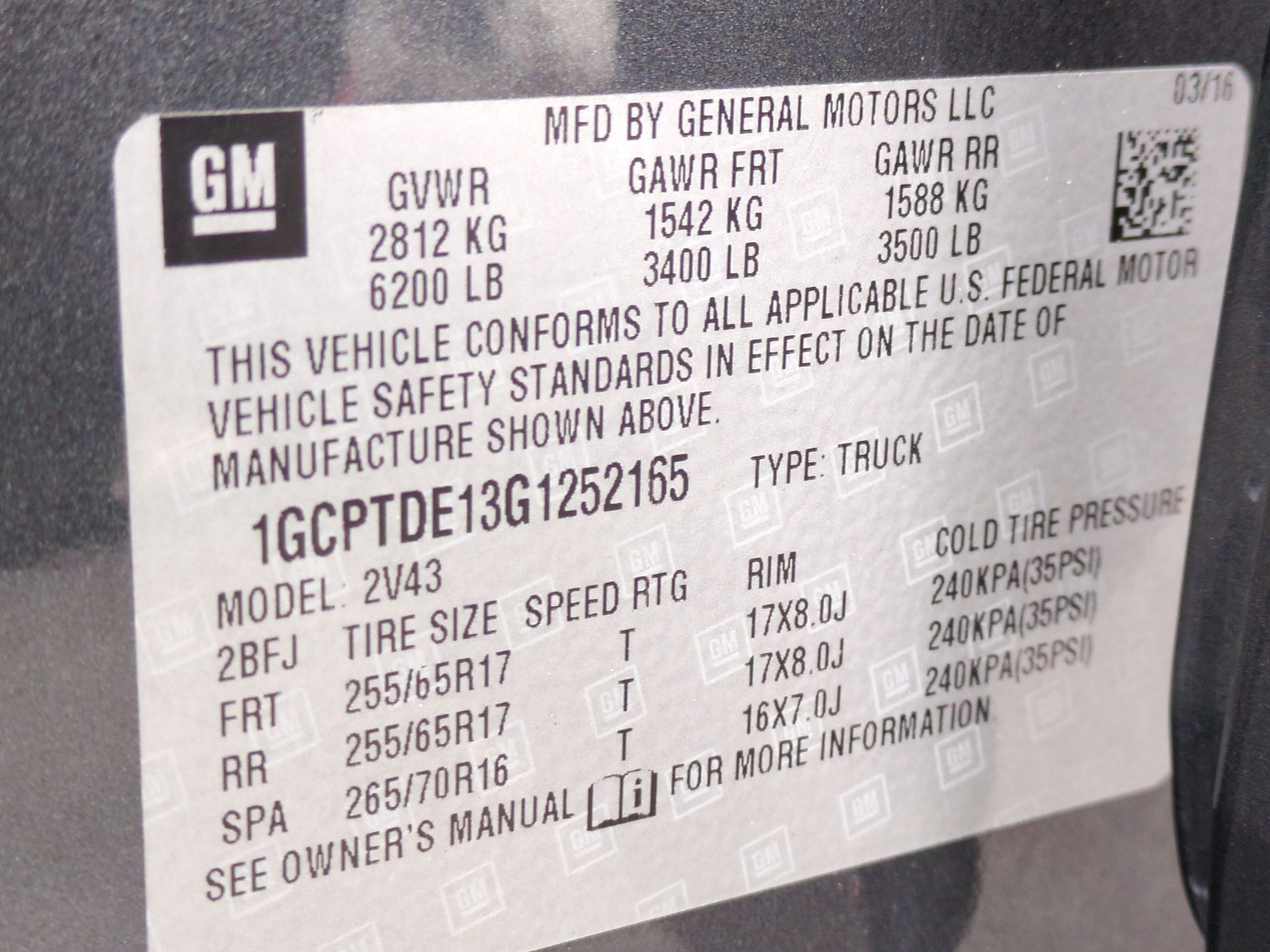 2016 Chevrolet Colorado 4WD Z71