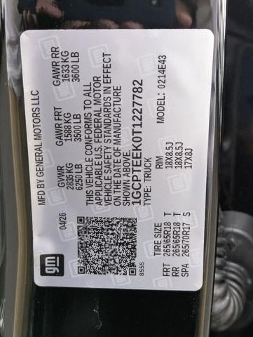 2026 Chevrolet Colorado Crew Cab Short Box 4-Wheel Drive Trail Boss
