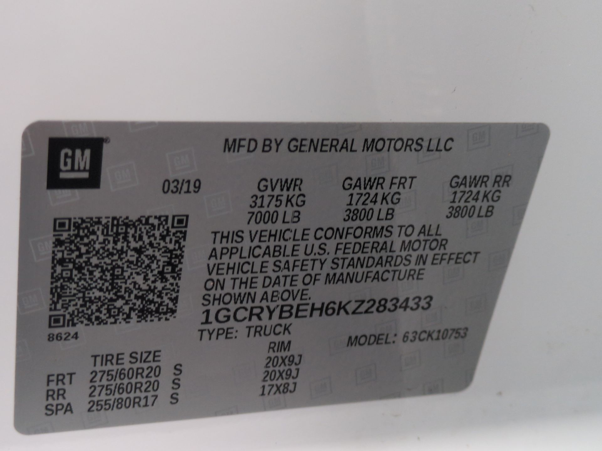 2019 Chevrolet Silverado 1500 Custom