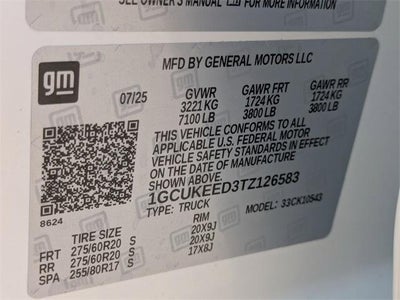 2026 Chevrolet Silverado 1500 Crew Cab Short Box 4-Wheel Drive RST