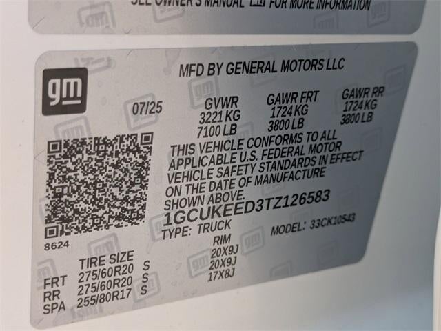 2026 Chevrolet Silverado 1500 Crew Cab Short Box 4-Wheel Drive RST