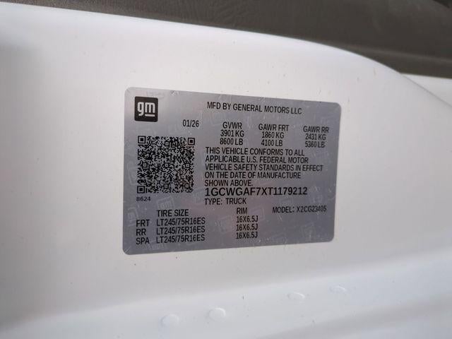 2026 Chevrolet Express Cargo 2500 2500 Regular Wheelbase Rear-Wheel Drive