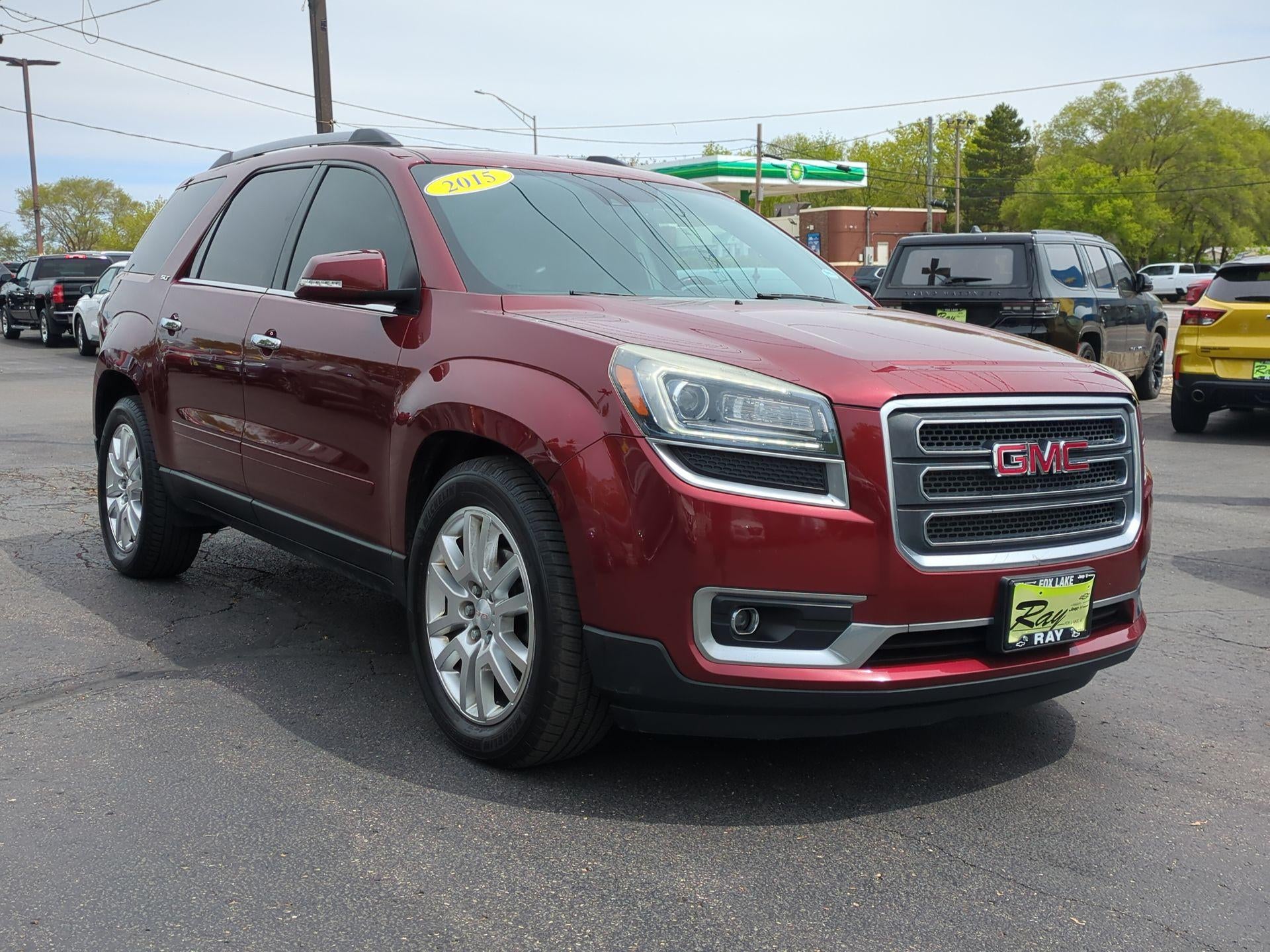 Used 2015 GMC Acadia SLT1 with VIN 1GKKVRKD1FJ276340 for sale in Fox Lake, IL