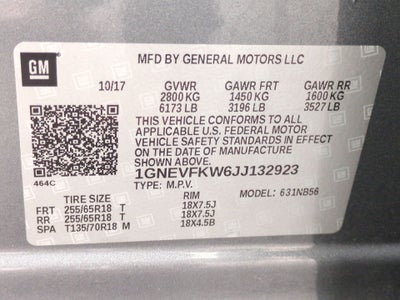 2018 Chevrolet Traverse LS