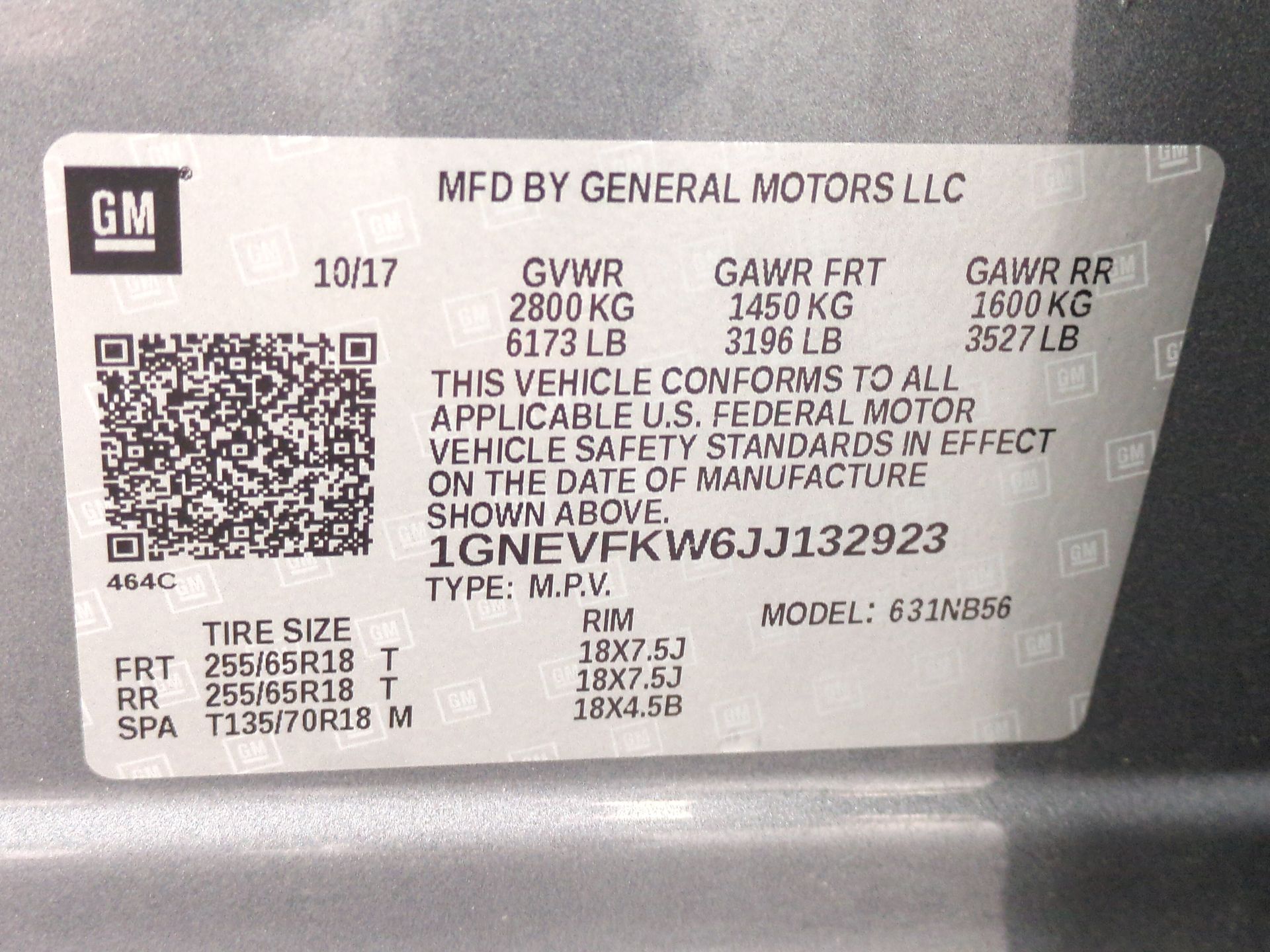 2018 Chevrolet Traverse LS