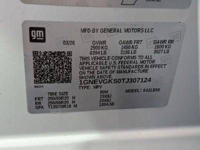 2026 Chevrolet Traverse LT w/2LT