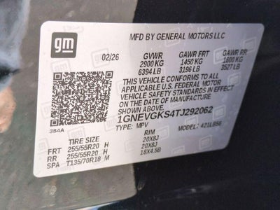 2026 Chevrolet Traverse LT w/2LT