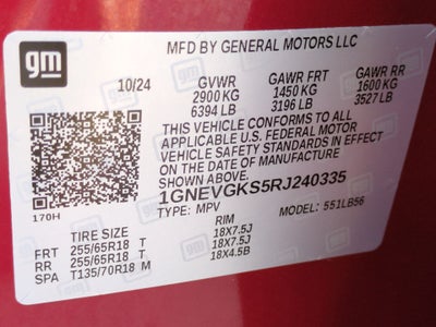 2024 Chevrolet Traverse LT