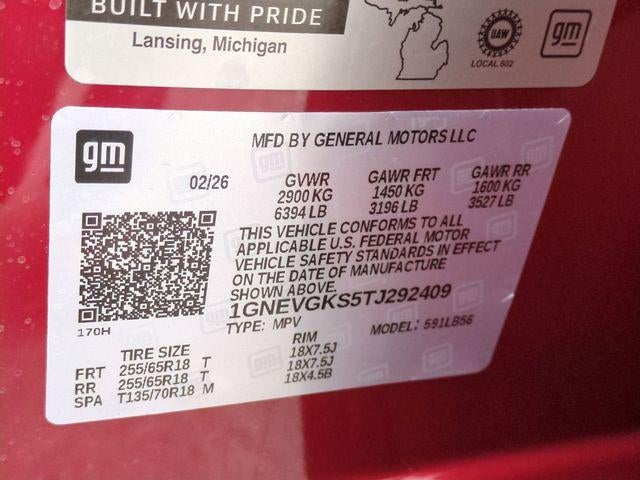 2026 Chevrolet Traverse LT w/2LT