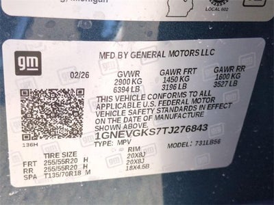 2026 Chevrolet Traverse LT w/2LT